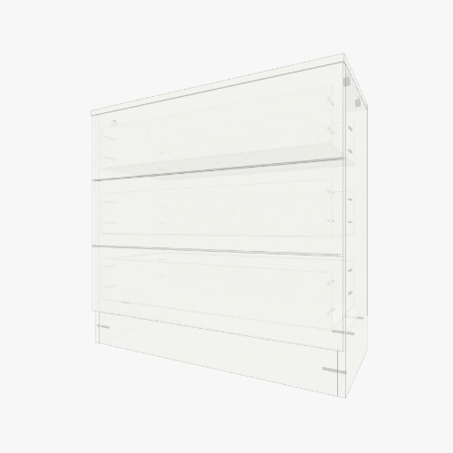 Комод с 3 ящиками